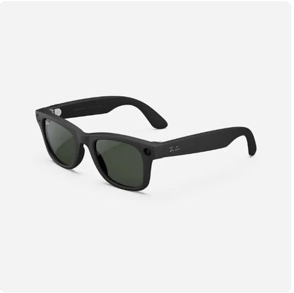 Ray-Ban Meta Wayfarer (Gen 1), Matte Black / Clear to Graphite Green Transitions®, Standard