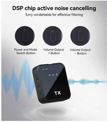 3 in 1 Microphone for iPhone/Android/Camera, 2-Pack Wireless Lavalier MicrophoneWireless Lavalier Microphone, 328ft Transmission, 18H Battery Life, Mini Microphone for Record Interview, Vlogs, YouTube, Tiktok Smartphone Audio