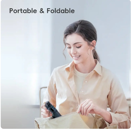 hohem iSteady X3 SE Gimbal Stabilizer for iPhone, Smartphone Foldable Gimbal with Detachable Remote Control, Portable Foldable 3-Axis Phone Gimbal for Android & iPhone17 series, Ideal for Travel Vlogging